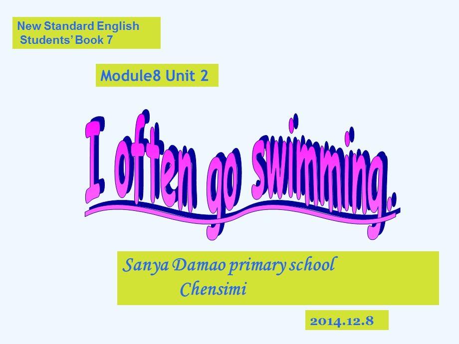 六年级上册Ioftengoswimmingppt课件.ppt_第1页