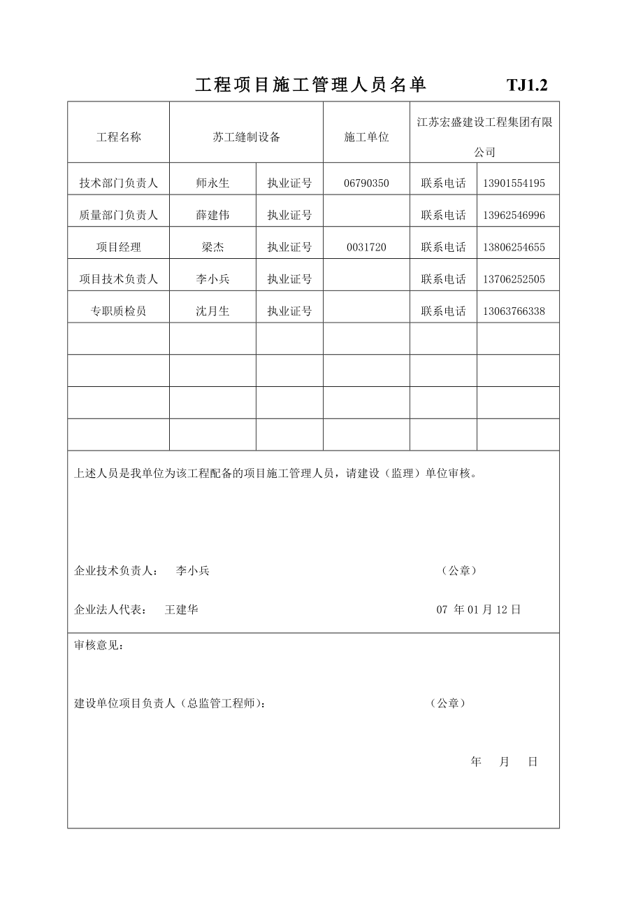 公司厂房宿舍竣工资料.doc_第2页