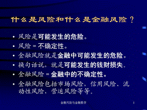 金融风险与金融数学课件.ppt