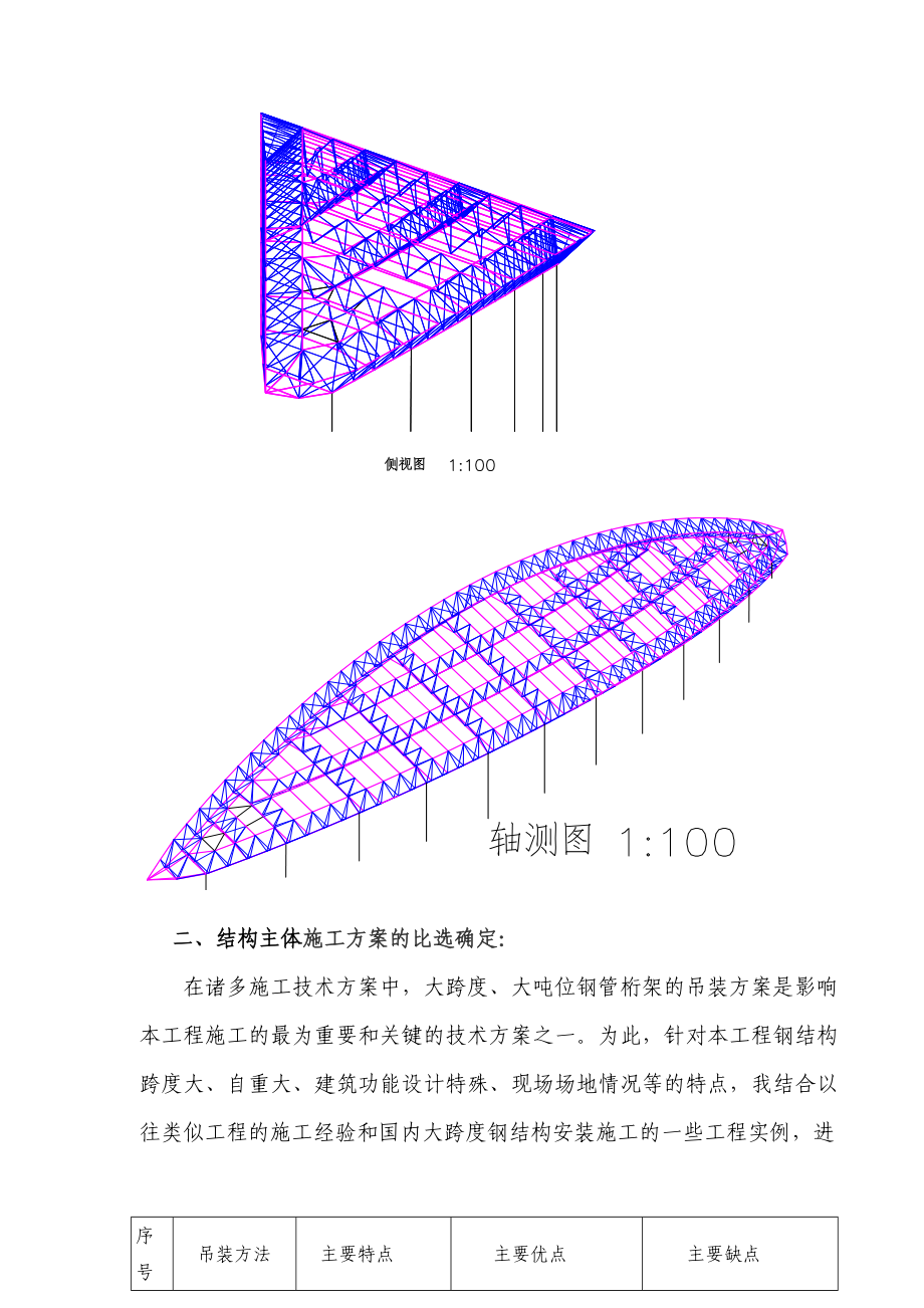 大跨度管桁架主体结构施工及卸载方案.doc_第2页