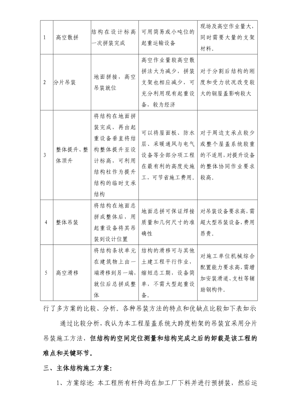 大跨度管桁架主体结构施工及卸载方案.doc_第3页