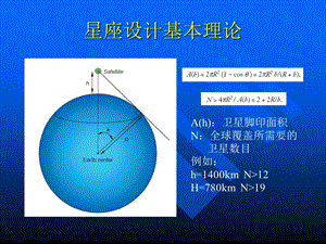 卫星星座设计介绍课件.ppt