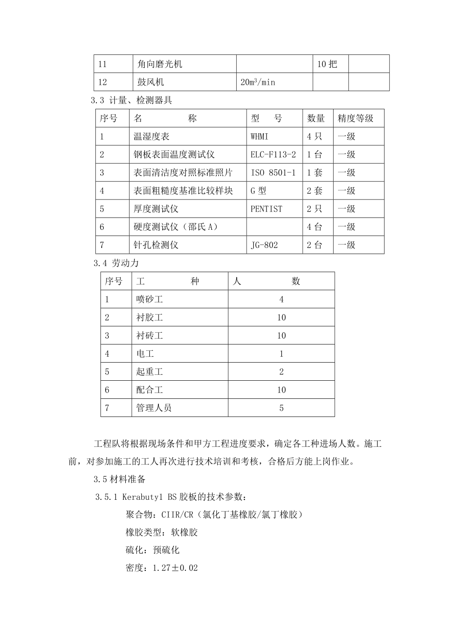 橡胶衬里施工方案.doc_第3页