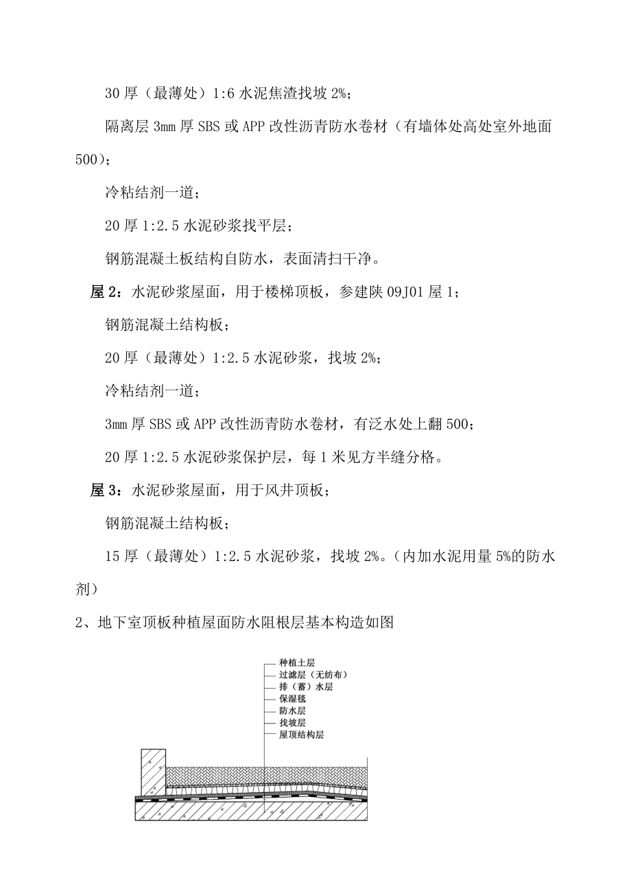 安置小区一标段 种植屋面防水工程施工方案.doc_第3页