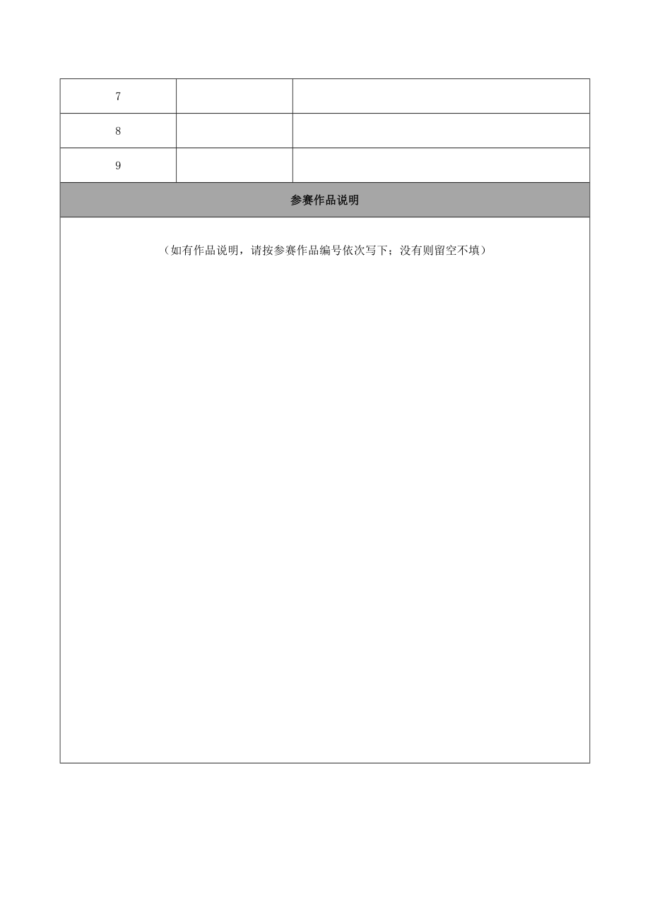 第二包豪斯奖国际设计大赛参赛报名表.doc_第2页