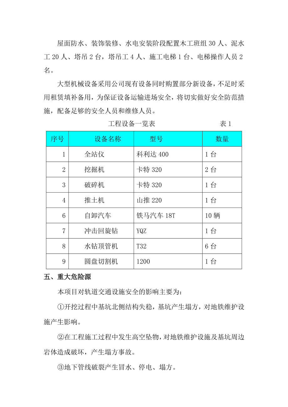 轨道交通保护范围专项施工方案.doc_第3页