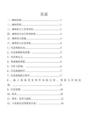 森林防火管理专项方案.doc