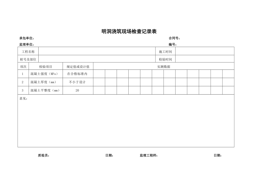 隧道检验记录表.doc_第2页