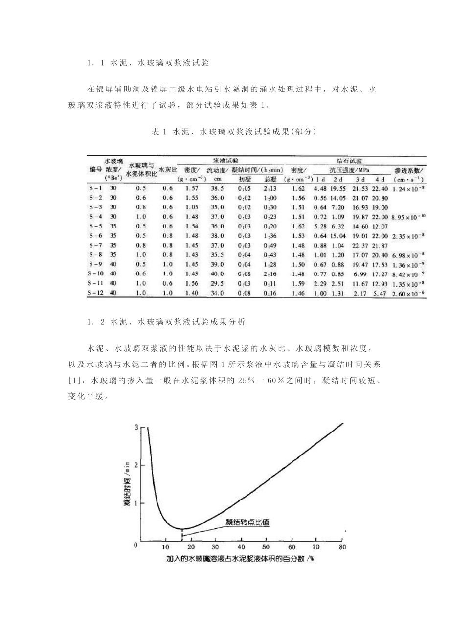 水泥、水玻璃浆液在锦屏工程涌水封堵中的应用.doc_第2页