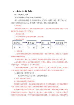 钢板墙面施工方案.doc