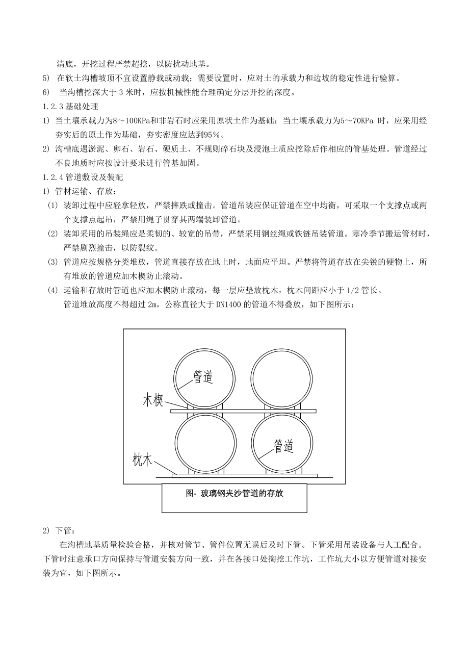 玻璃钢夹砂管埋地施工专项技术交底.doc_第2页