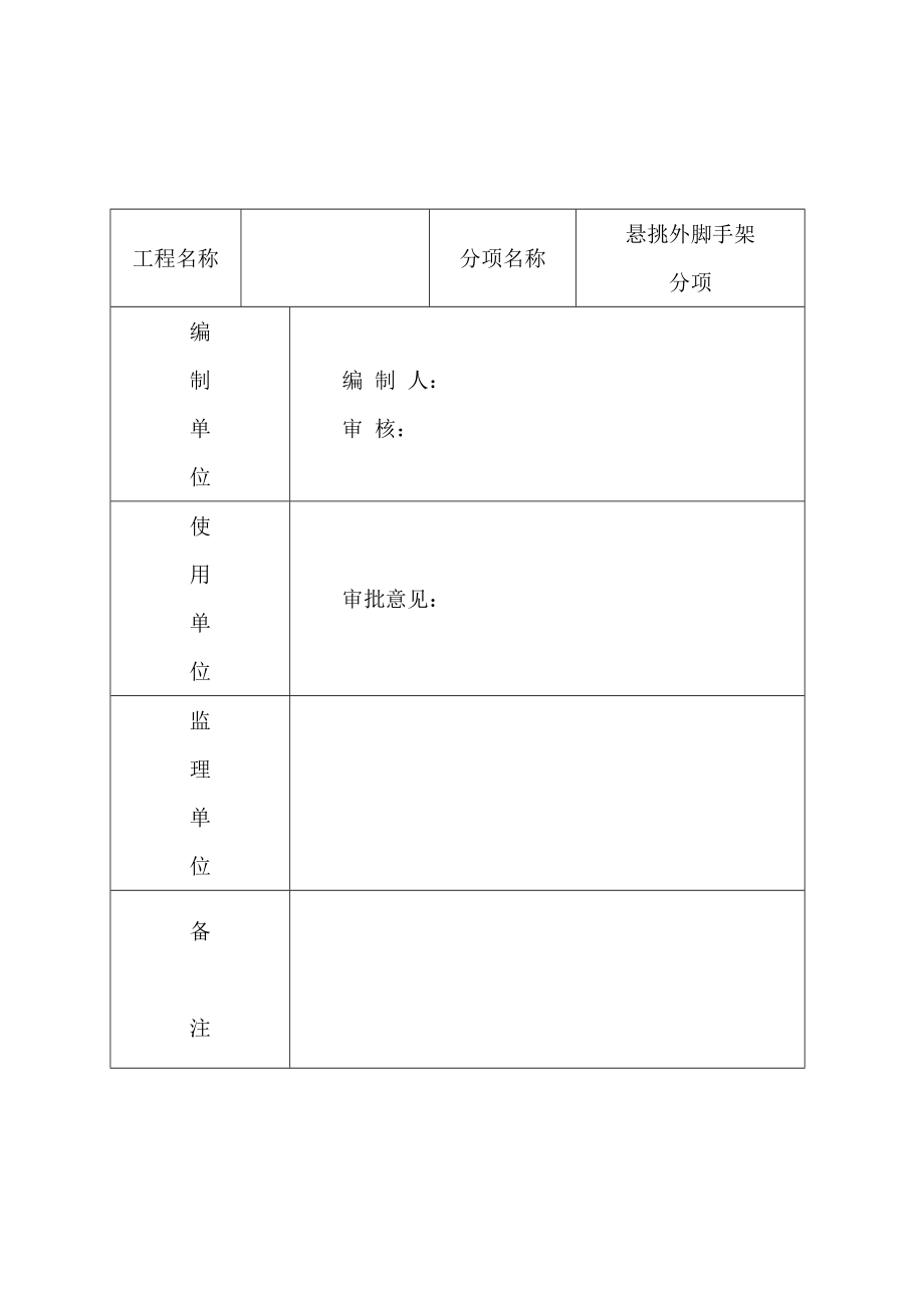 钢梁悬挑外脚手架.doc_第2页