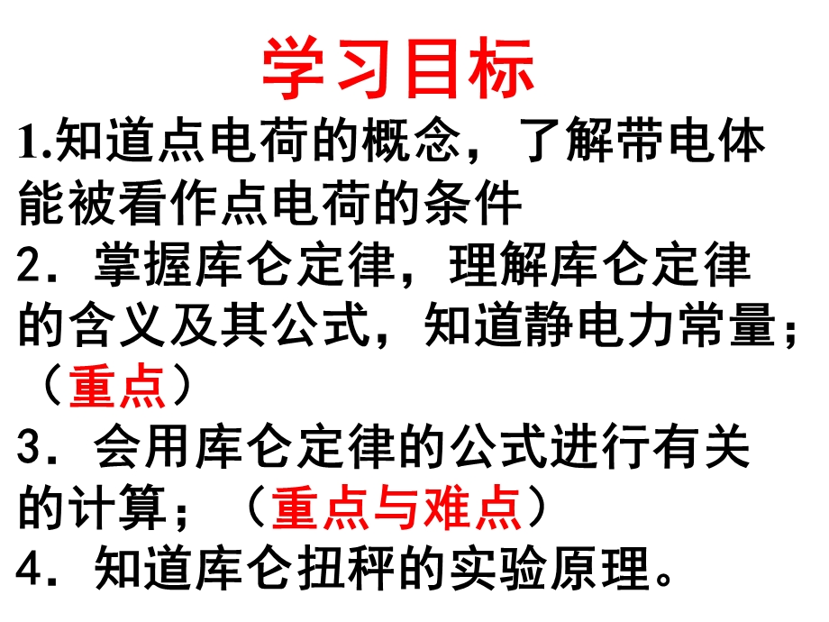 库仑定律教学PPT课件.ppt_第2页