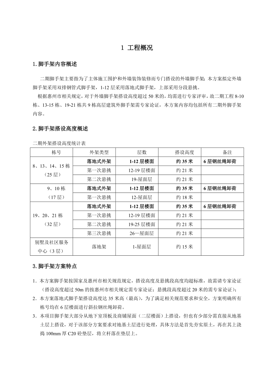 悬挑脚手方案(30米一挑).doc_第2页