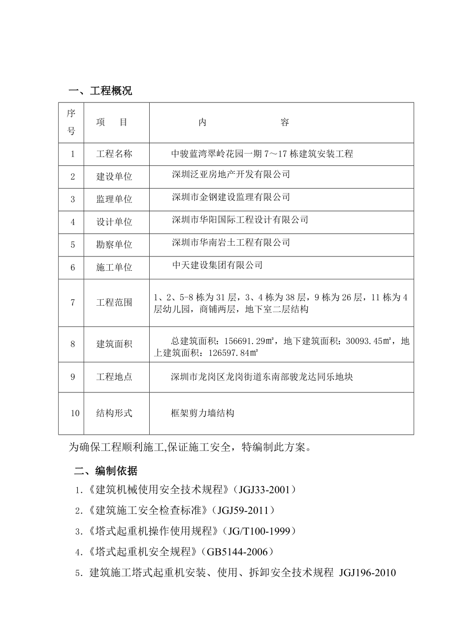 地块建筑安装工程塔吊防碰撞专项施工方案.doc_第3页