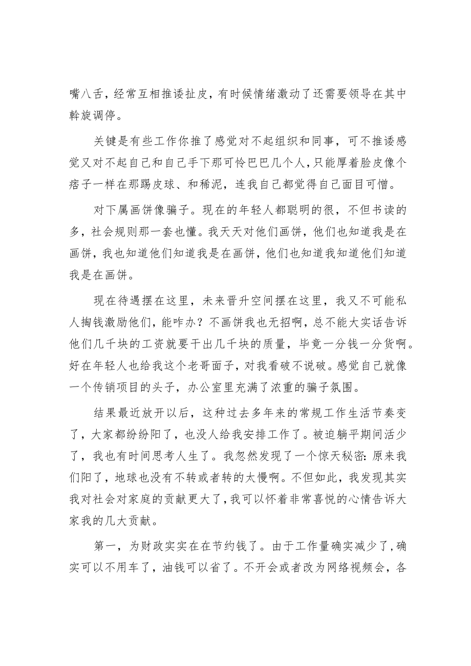 阳了以后体制内的我活得更明白了.docx_第2页