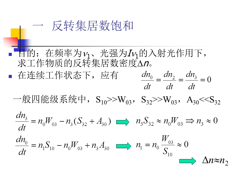 均匀加宽工作物质的增益系数课件.ppt_第2页