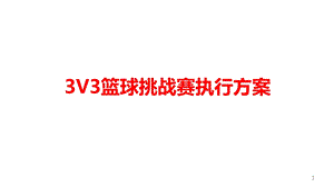 3V3篮球挑战赛执行方案课件.pptx