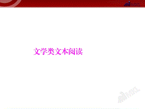 中考语文专题复习-文学类文本阅读课件.ppt
