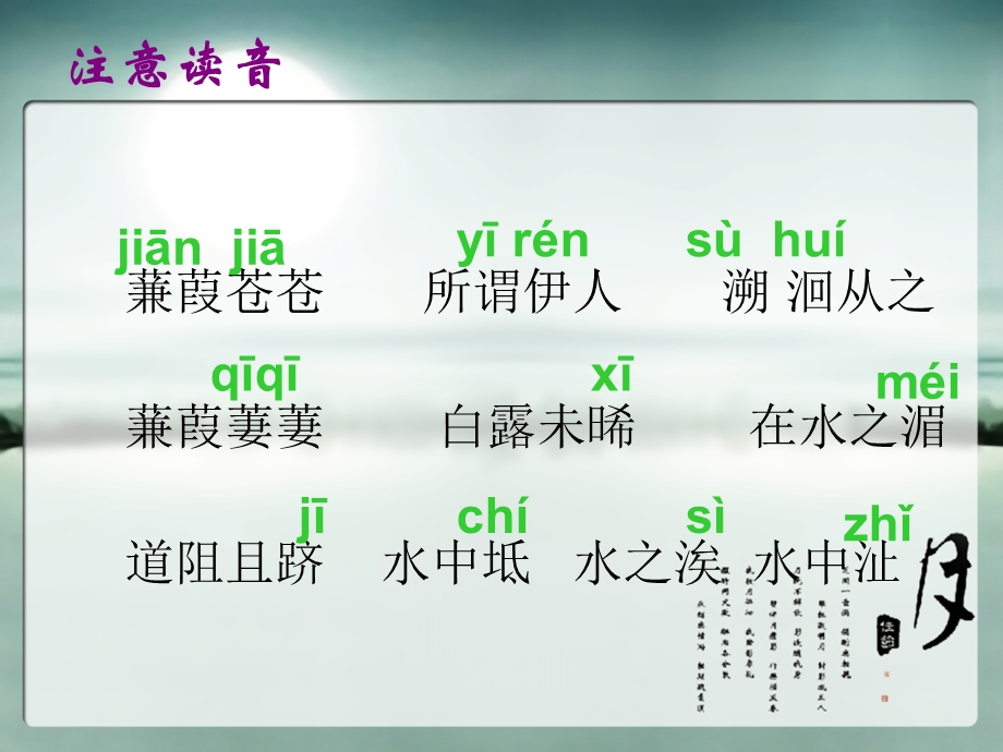 《蒹葭》精品课件.ppt_第3页