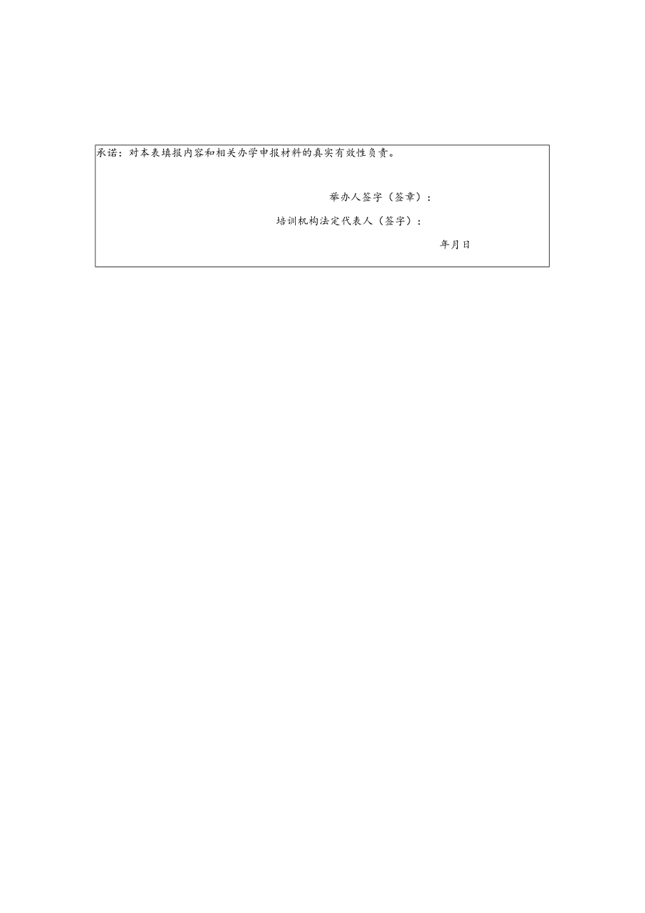 青海省研学类校外培训机构设立申请登记表、人员明细表、材料备案表、审核意见书、审批流程图.docx_第2页