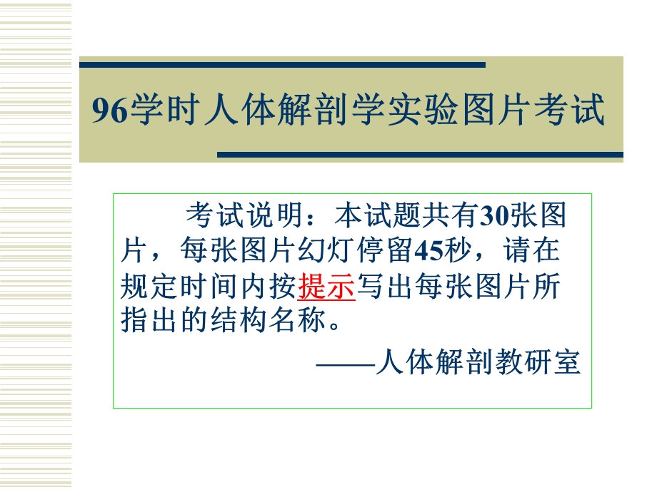 96学时人体解剖学图片考试课件.ppt_第1页