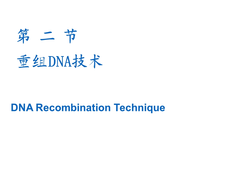 DNA重组及重组DNA技术课件.pptx_第3页