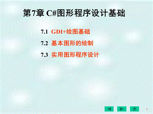 C#图形程序设计基础课件.ppt