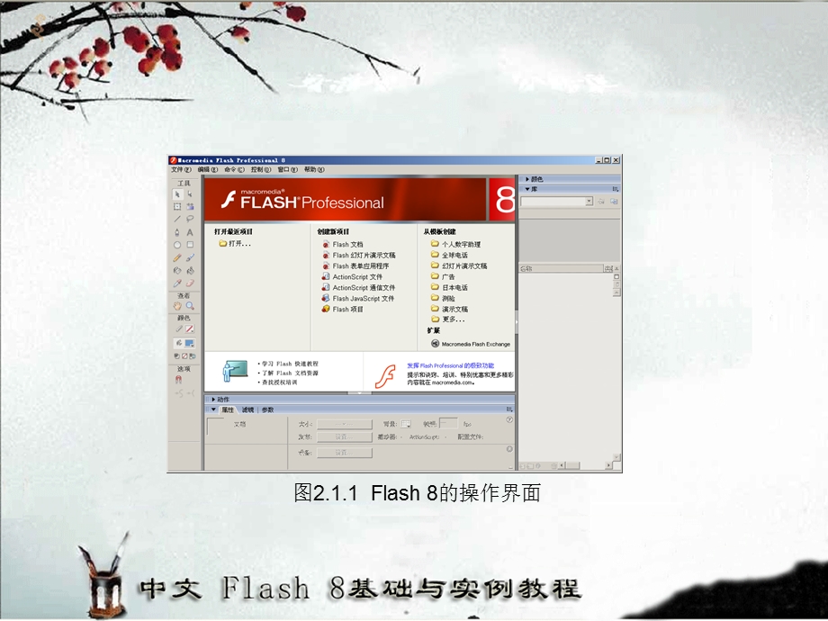 flash-8的工作界面课件.ppt_第3页