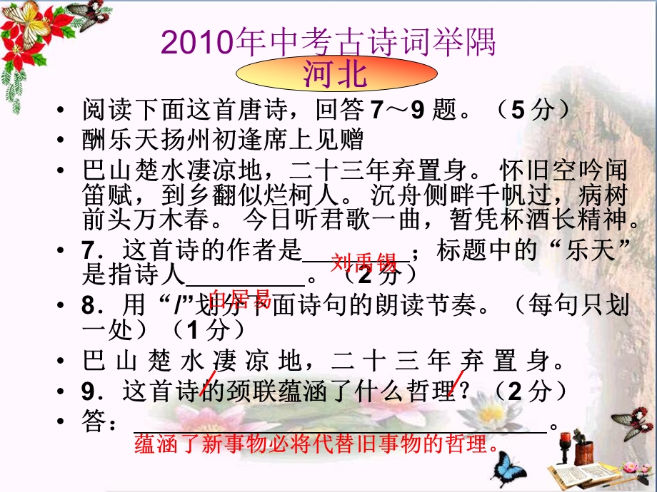 中考诗歌鉴赏复习优秀ppt课件.ppt_第3页