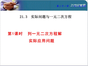 人教版21.3实际问题与一元二次方程ppt课件(共4份).pptx