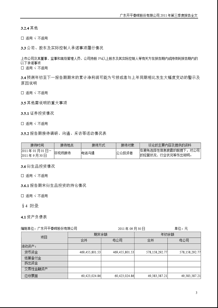 晖股份：第三季度报告全文.ppt_第3页