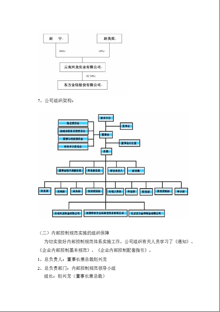 600086 东方金钰内部控制规范实施工作方案.ppt_第2页