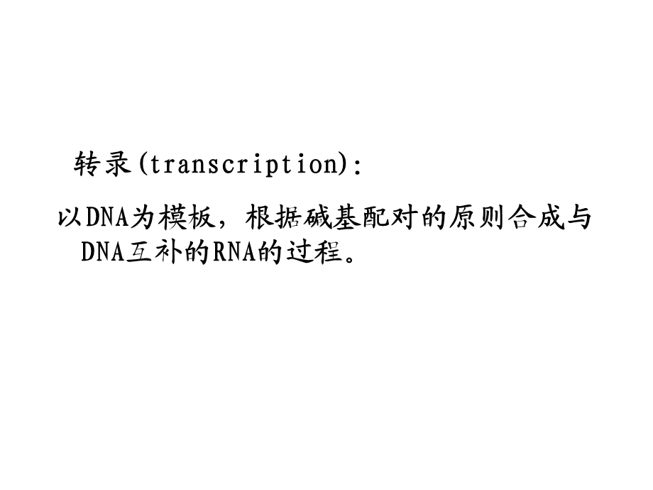 生物化学第十一章 DNA复制RNA转录转录.ppt_第2页