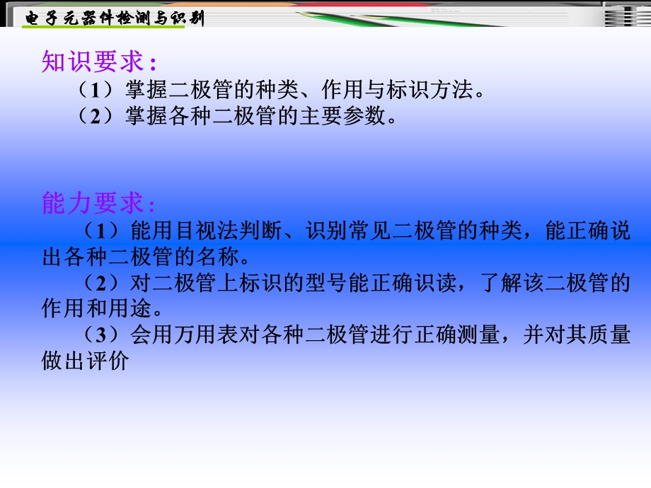 项目4半导体二极管的检测与识别.ppt_第2页