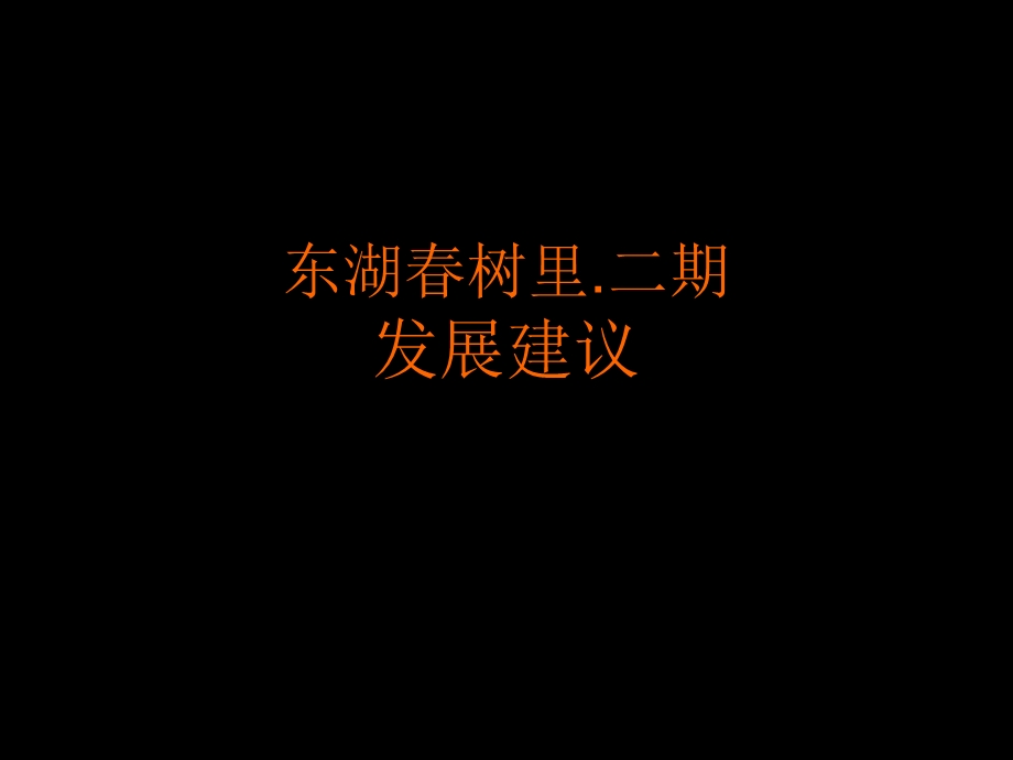 东湖树里二期发展建议.ppt_第1页