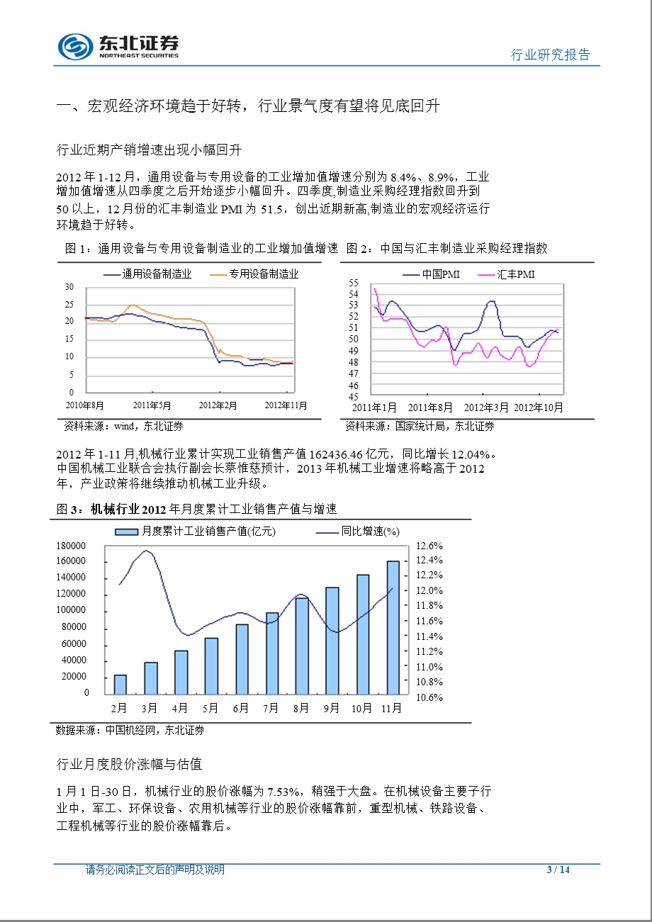 机械行业1月月报：宏观经济环境趋于好转行业景气度有望逐步回升0131.ppt_第3页