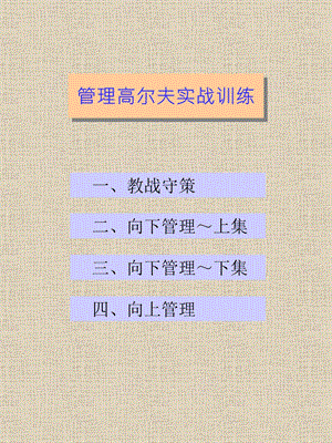 【广告策划PPT】飞利浦高级经理内部培训资料.ppt