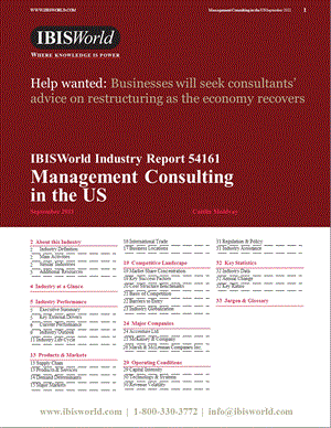 美帝管理咨询行业报告 Management Consulting in+the US Industry Report.ppt