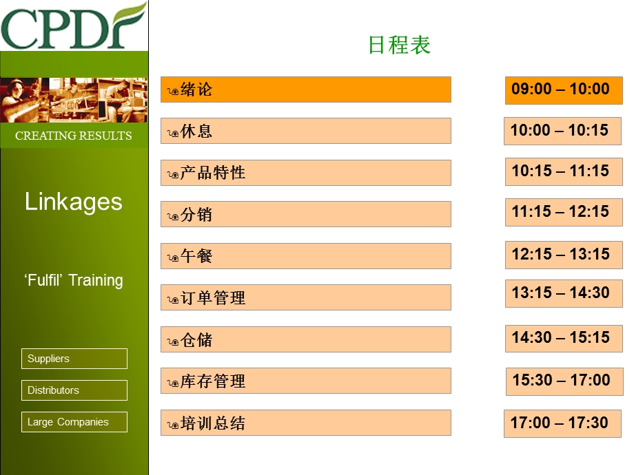 CPDFCPDF Linkages 培训项目—Linkagesfulfil v1.ppt_第2页