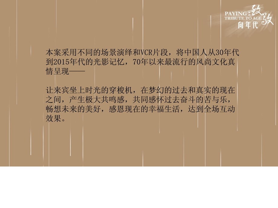 [优质文档]万达房地产客户答谢会“致芳华”运动策划计划.ppt_第3页