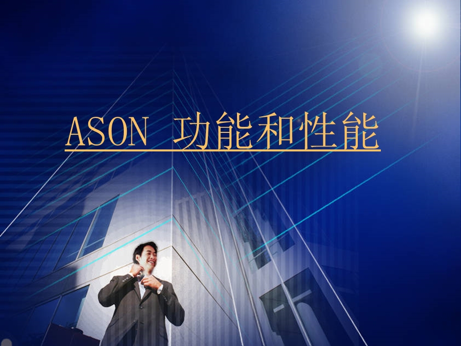 智能光网络ason的网络功能和性能【ppt】 .ppt_第1页