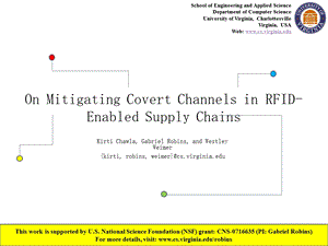 RFID供应链分析资料 RFIDSec+Presentation.ppt