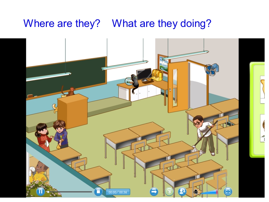 人教版pep英语四级上册 Unit 1 My classroom A Let’s talk Let’s play课件.ppt_第2页