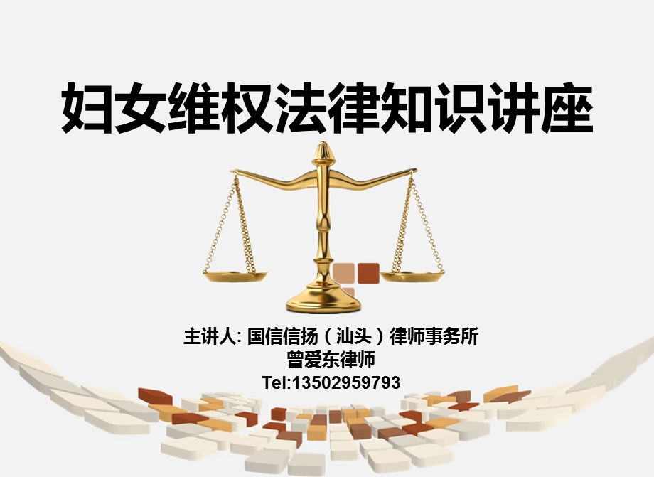 妇女维权法律知识讲座.ppt_第1页