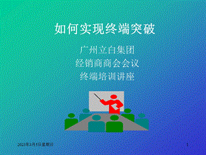 立白－现代零售客户管理如何实现终端突破.ppt