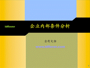 企业内部条件分析.ppt