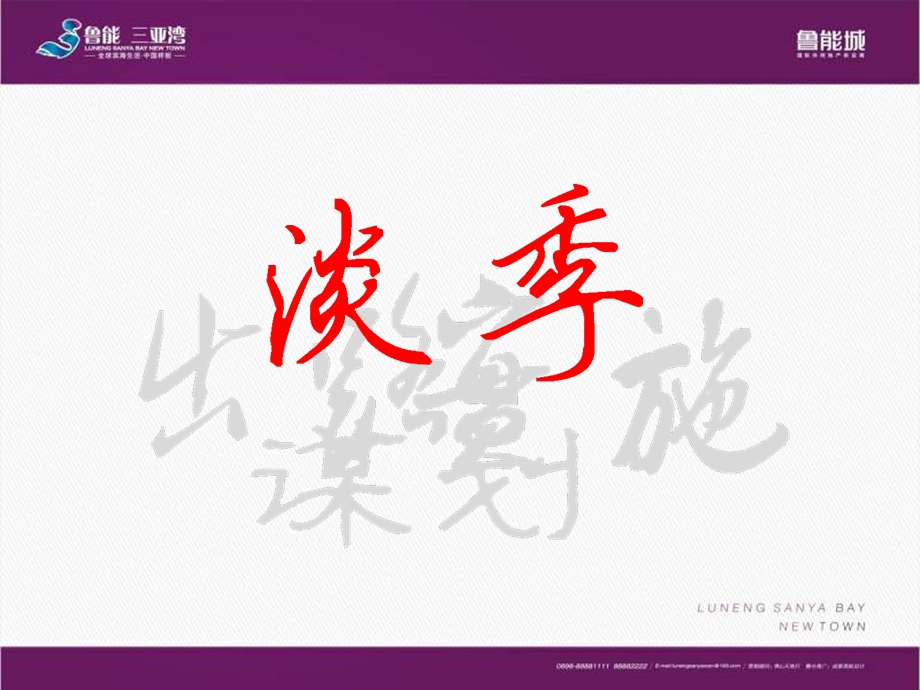 鲁能·三亚湾淡季营销方案（培训稿）.ppt_第2页