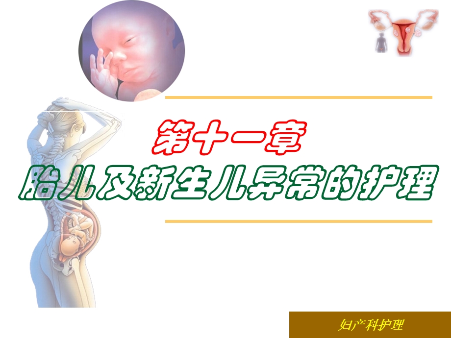 第十一章胎儿及新生儿异常的护理.ppt_第1页