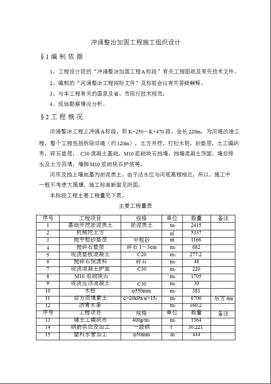 冲涌整治加固工程施工组织设计.ppt_第1页